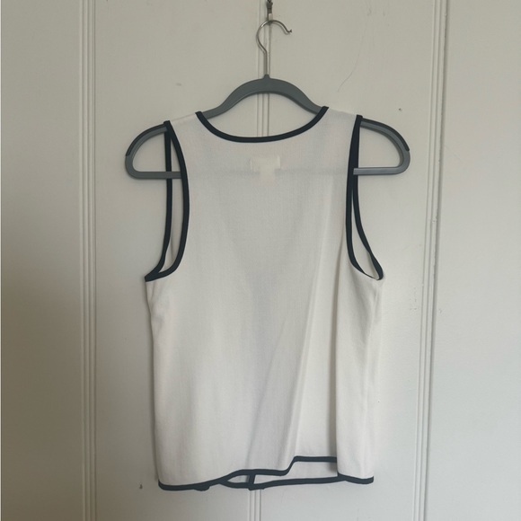 Anthropologie Maeve Colorblock Vest, Black and White, Size Medium - Picture 8 of 8